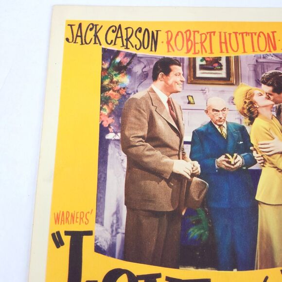 Love and Learn 1947 Lobby Card Movie Robert Hutton Jack Carson Janis Paige - Picture 3 of 7